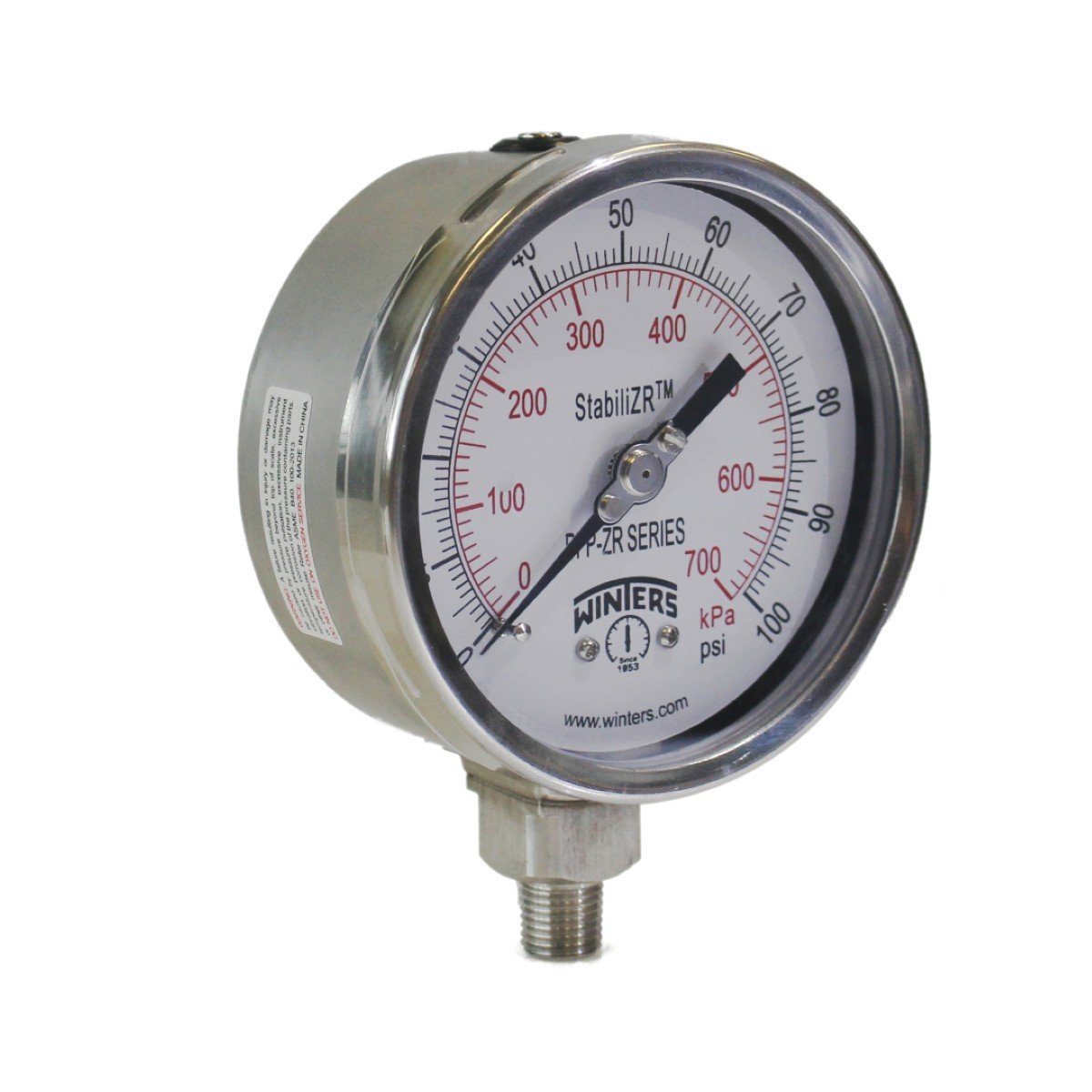 PFP-ZR Gauge | 4in Dial | Bottom Mount 2