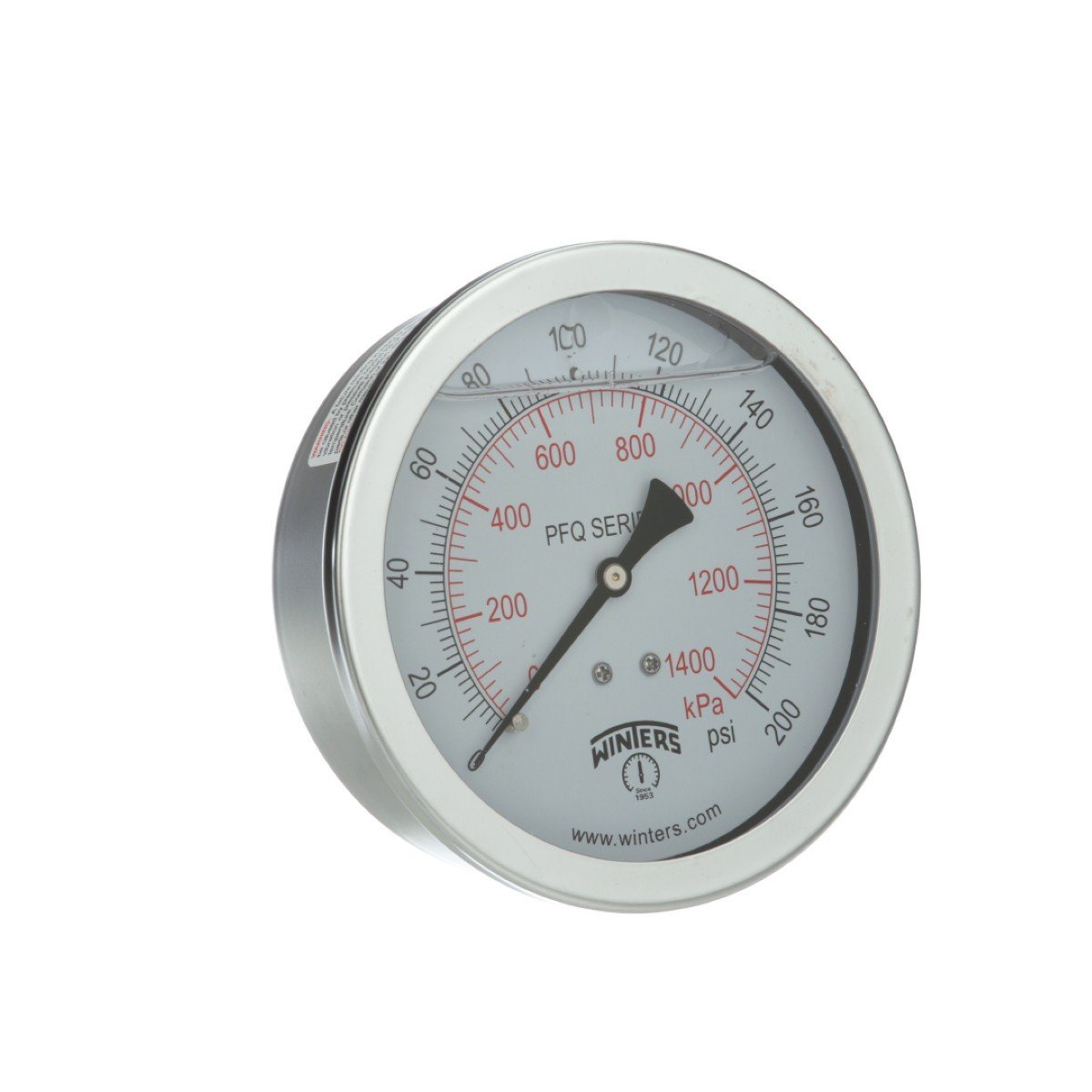 PFQ Gauge | 4in Dial | Back Mount 4