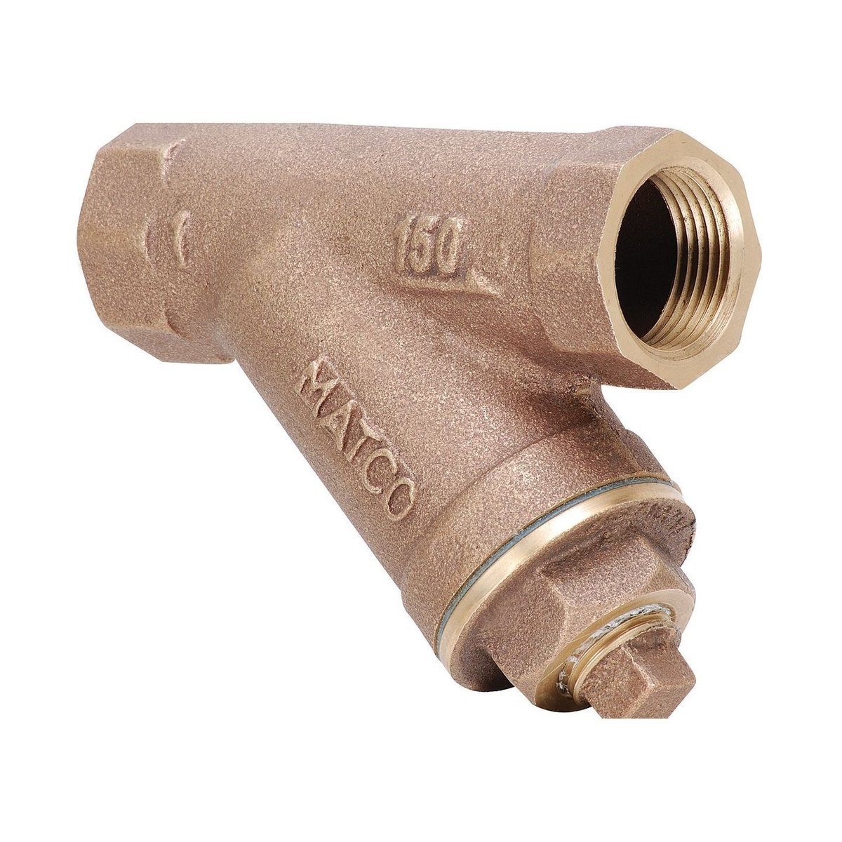 Style 145 | Y Strainer | Bronze | with Brass Plug