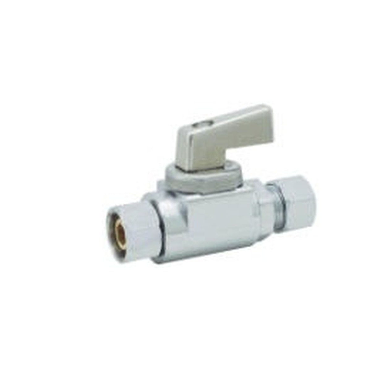 Style 25 | Supply Valve | Quarter Turn | Lead FreeStraight | Retro-Fit | 3/8 OD Captured Nut X 3/8 OD Comp