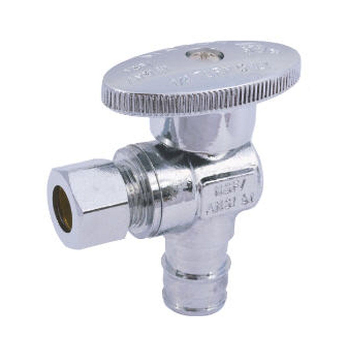 Style 26 | Supply Valve | Quarter Turn | Lead Free | 1/2 in F1960 Cold Expansion PEX x 3/8 in OD Compression