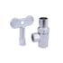 Style 29 | Supply Valve | Multi Turn | Lead Free | Angle | 1/2€? SWT x 3/8€? OD Compression