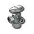 Style 29 | Supply Valve | Multi Turn | Lead Free | Angle | CP 5/8 OD X 3/8 OD X 3/8 OD