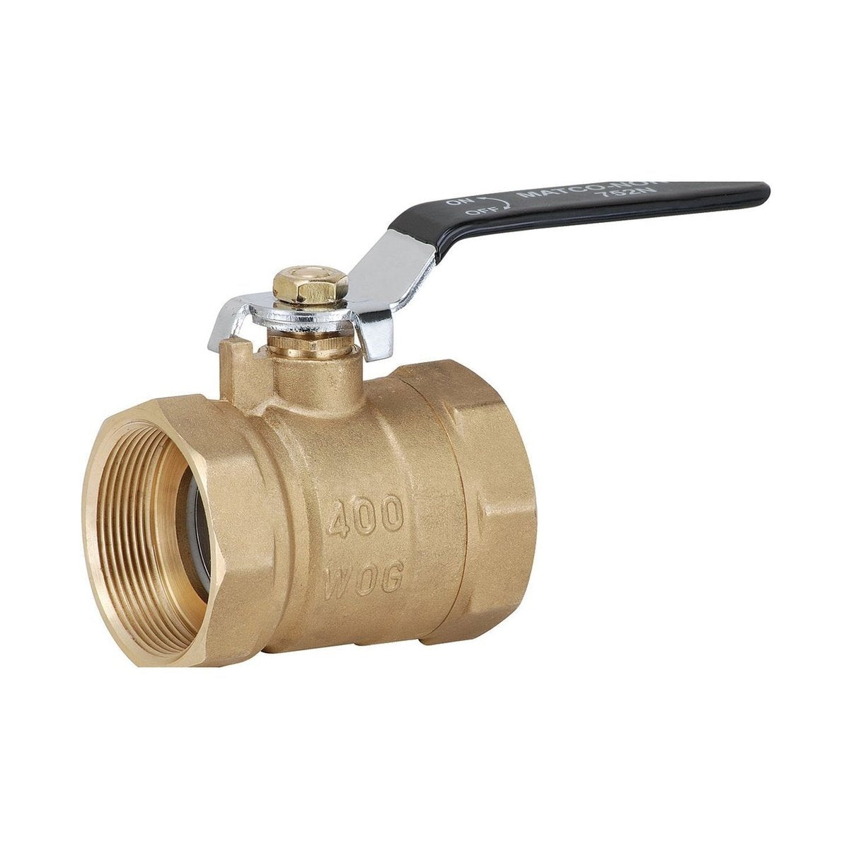 Style 752 | Brass Ball Valve | Standard Port | Forged Brass | Economy Pattern | Threaded