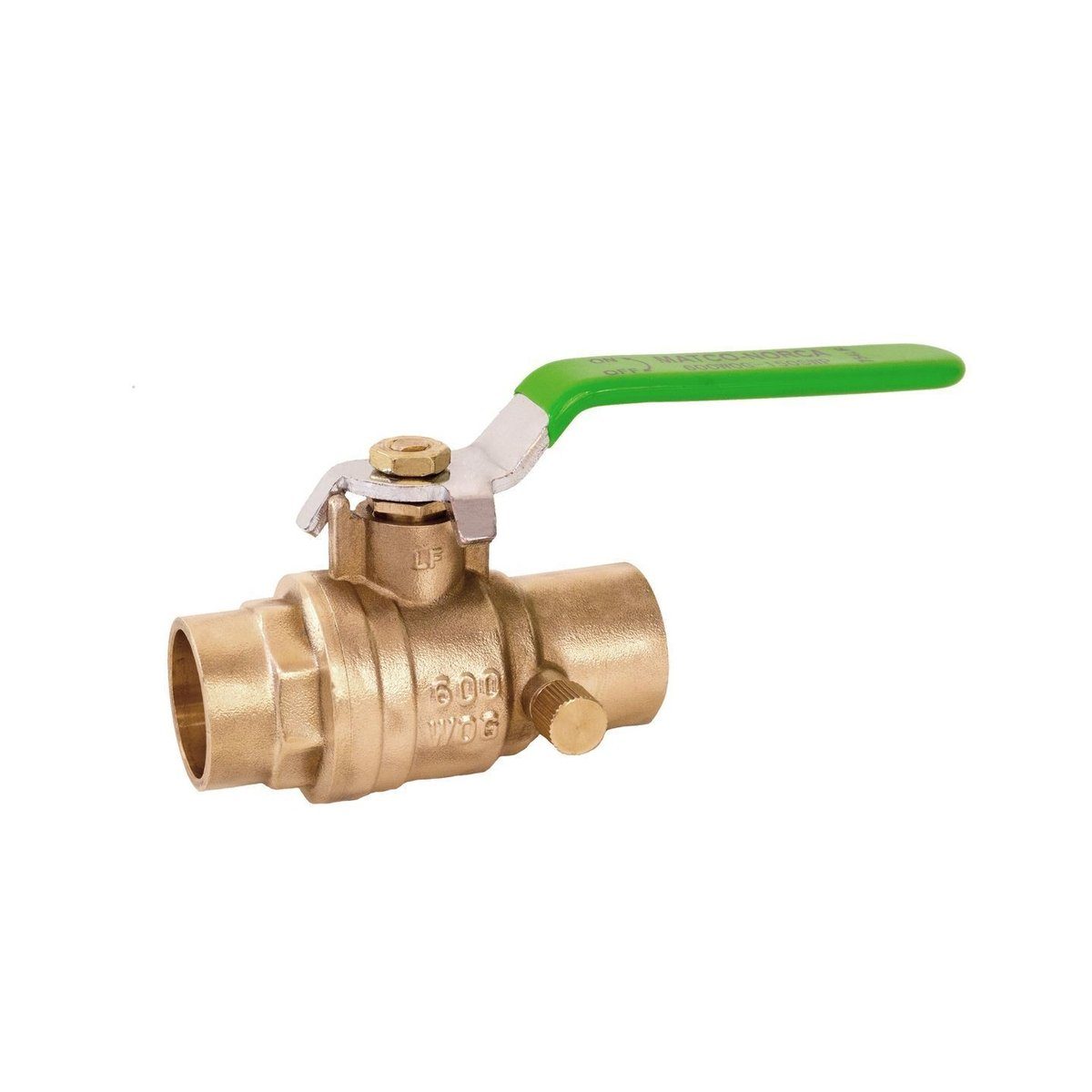 Style 754 | Brass Ball Valve | Lead Free | Full Port | Forged Brass | with Drain