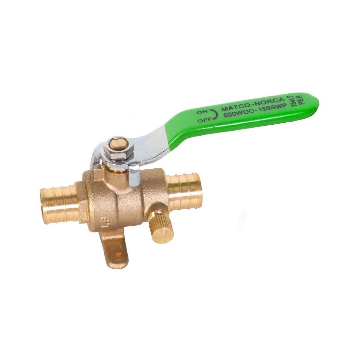 Style 754 | Brass Ball Valve | Lead Free | Pex Ends | Full Port | Forged Brass