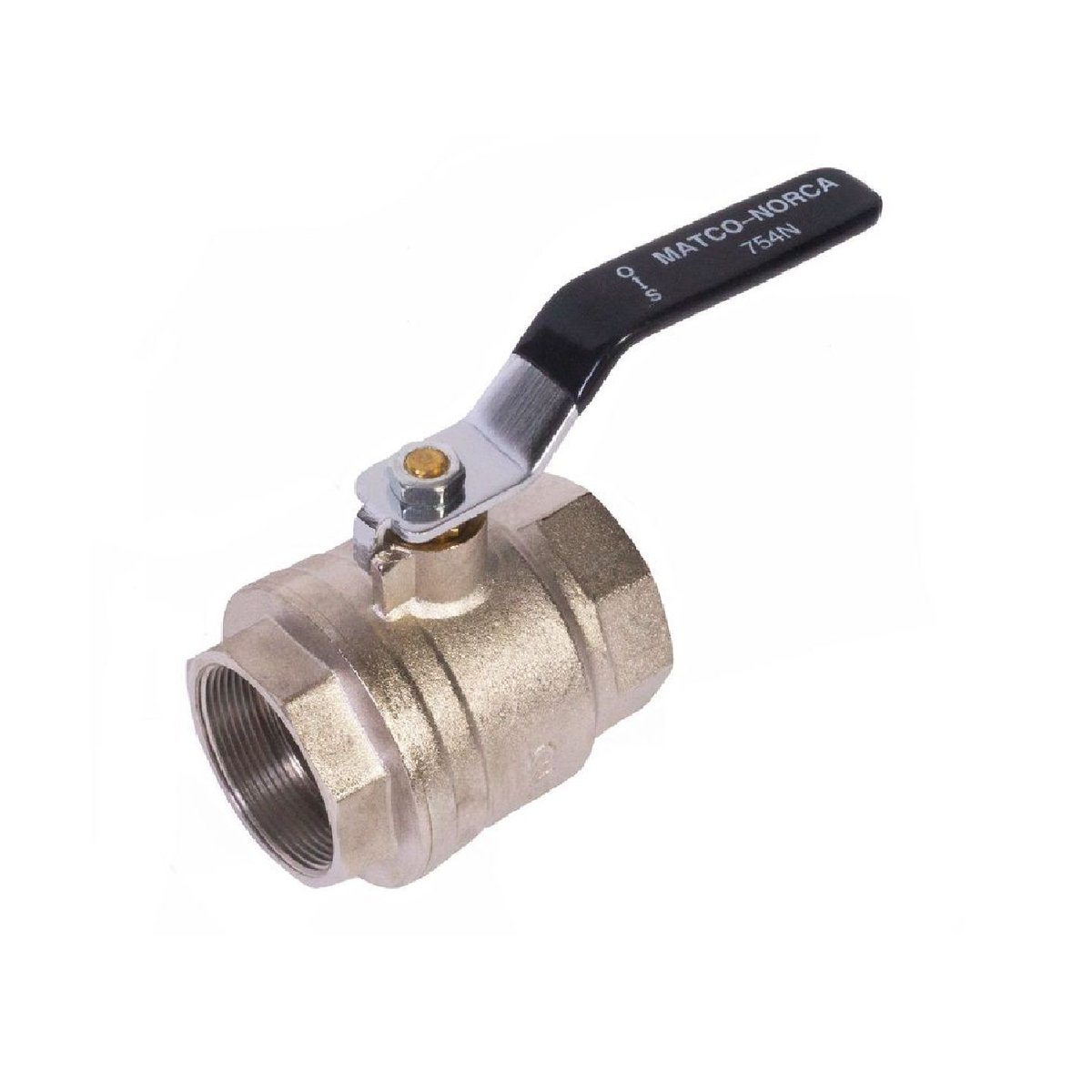Style 754 | Brass Ball Valve | Full Port | Forged Brass | Nickle Plated