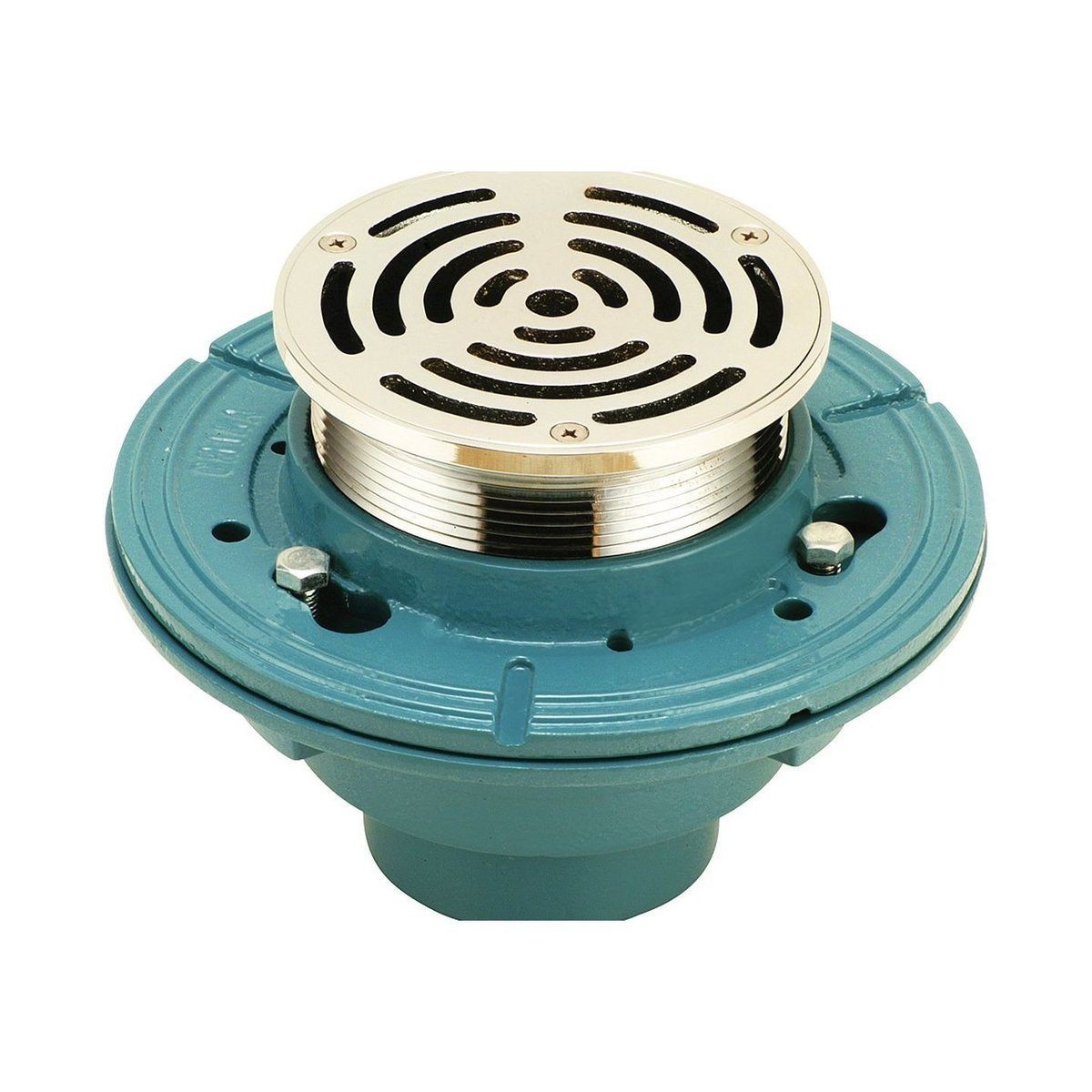 Style CIFD | Floor Drain | Adjustable | 4 in Chrome Plated Brass Strainer