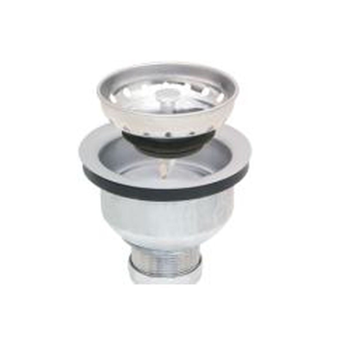Style SS-145 | Strainer | Stainless Steel | Deep Double Cup With Rubber Stopper