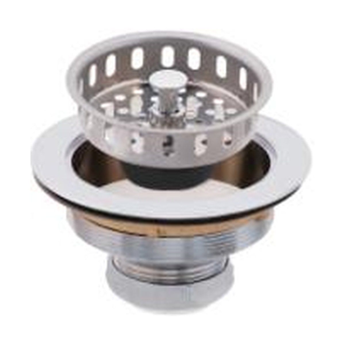 Style SS-175 | Strainer | Chrome Plated | Locknut & Slipnut
