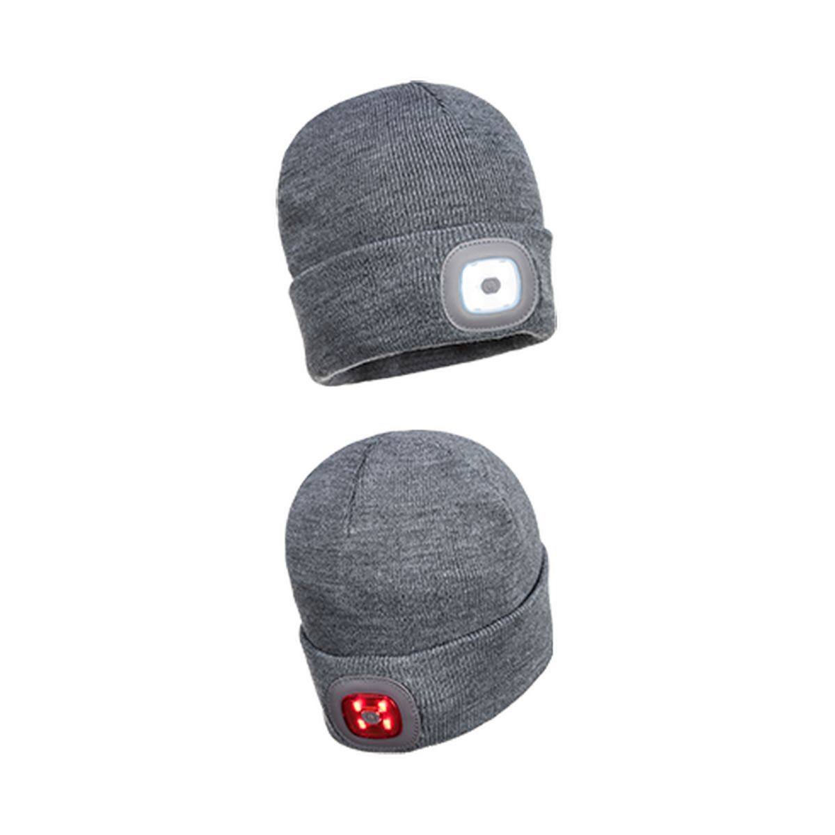 Style B028 | Rechargeable Twin LED Beanie