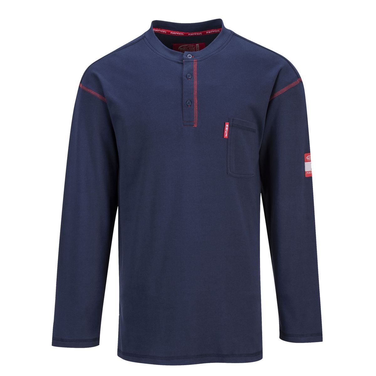 Style FR02 | Bizflame Henley Neck T-Shirt