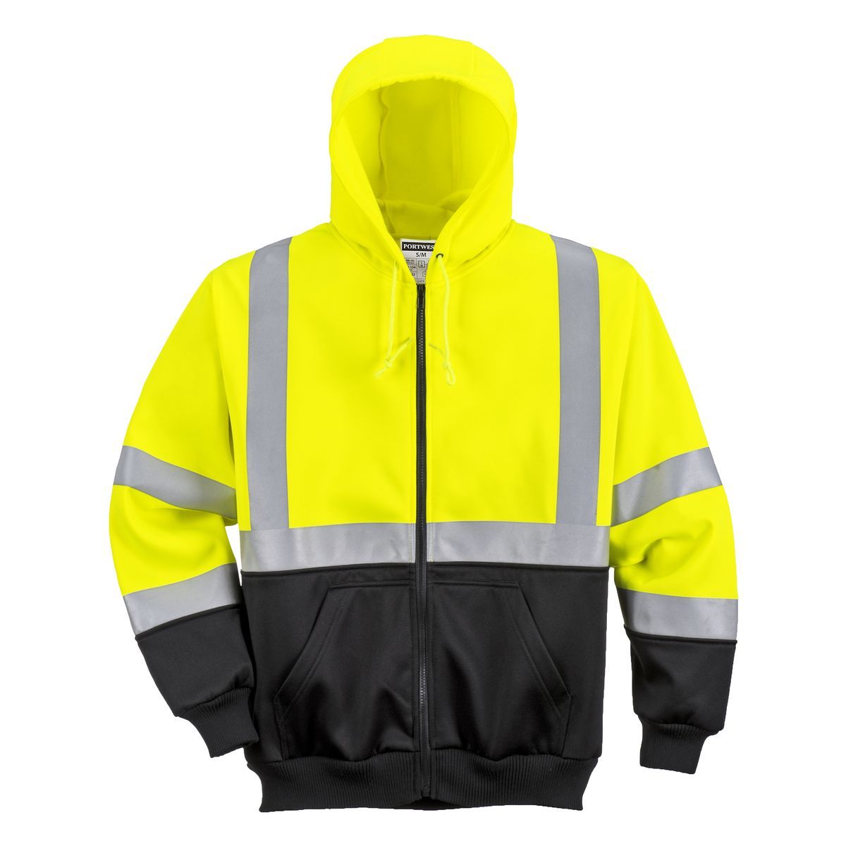Style UB315 | Hi-Vis 2-Tone Zipped Hoodie