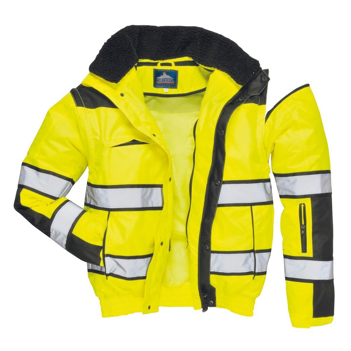 Style UC466 | Hi-Vis Classic Bomber Jacket