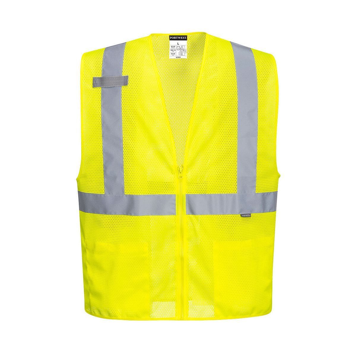 Style UC493 | Economy Mesh Zip Vest