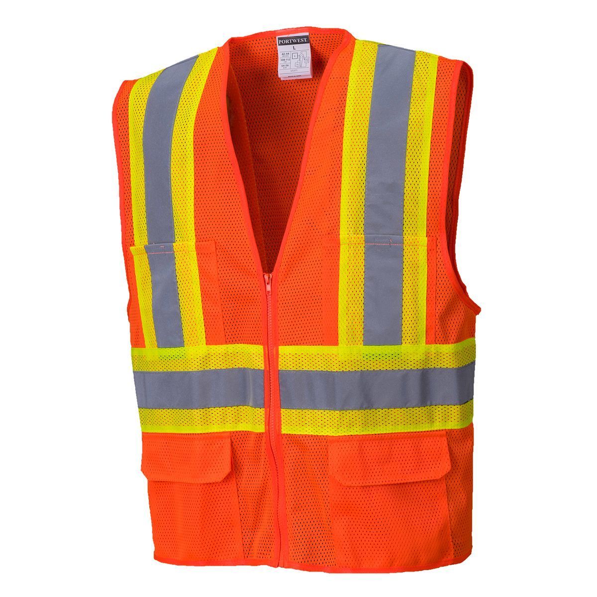 Style US371 | Tulsa Contrast Hi-Vis Vest
