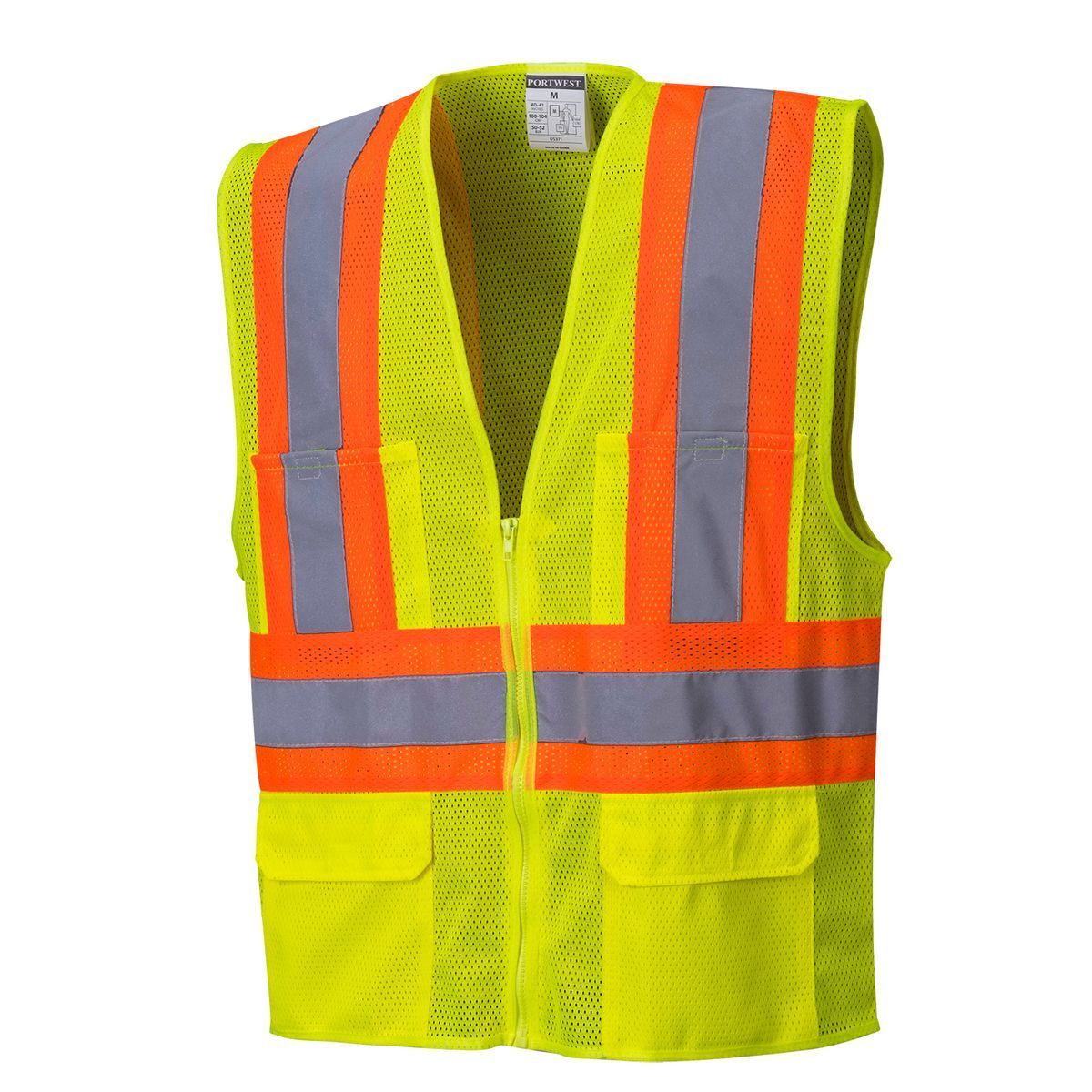 Style US371 | Tulsa Contrast Hi-Vis Vest