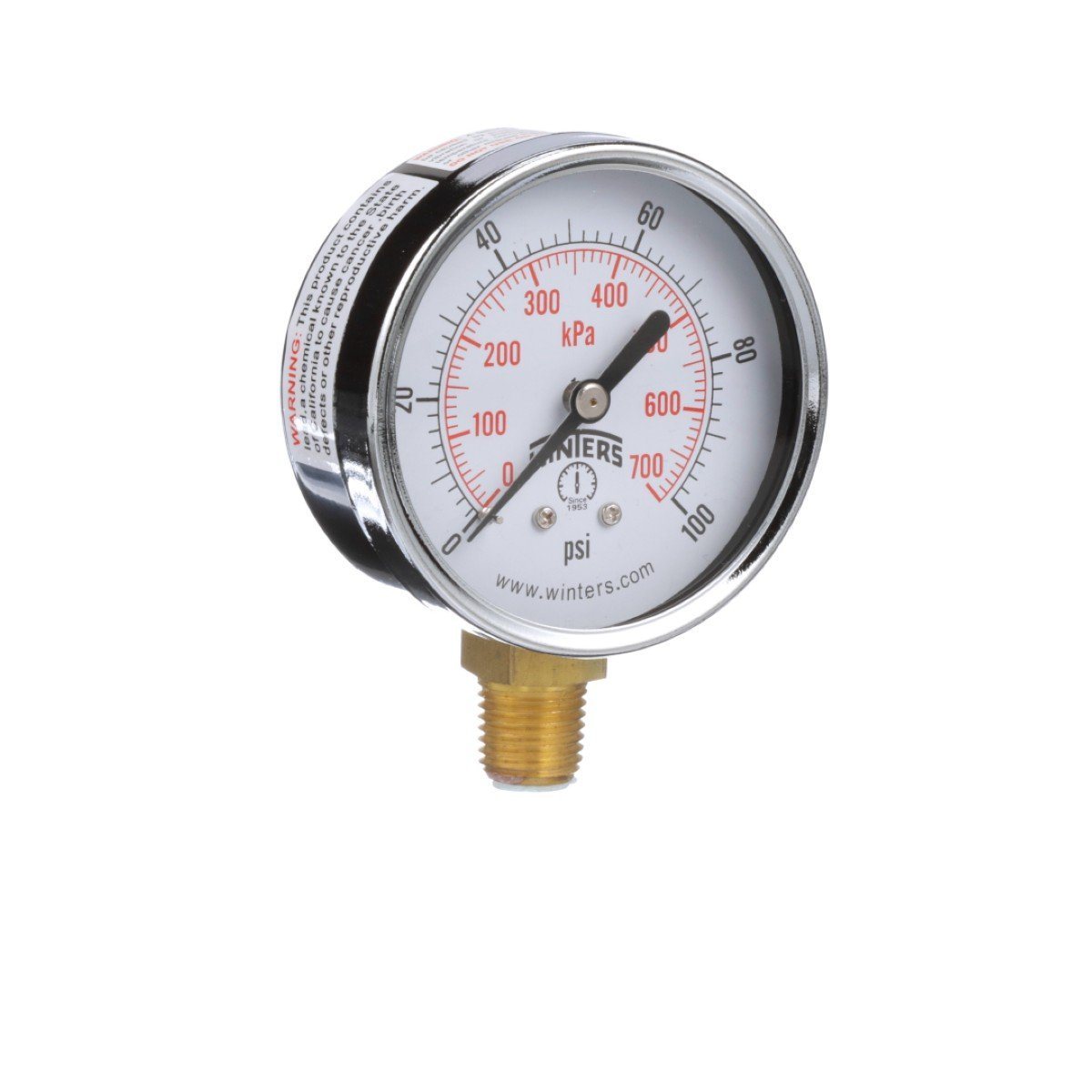 PEM Gauge | 2.5in Dial | Bottom Mount