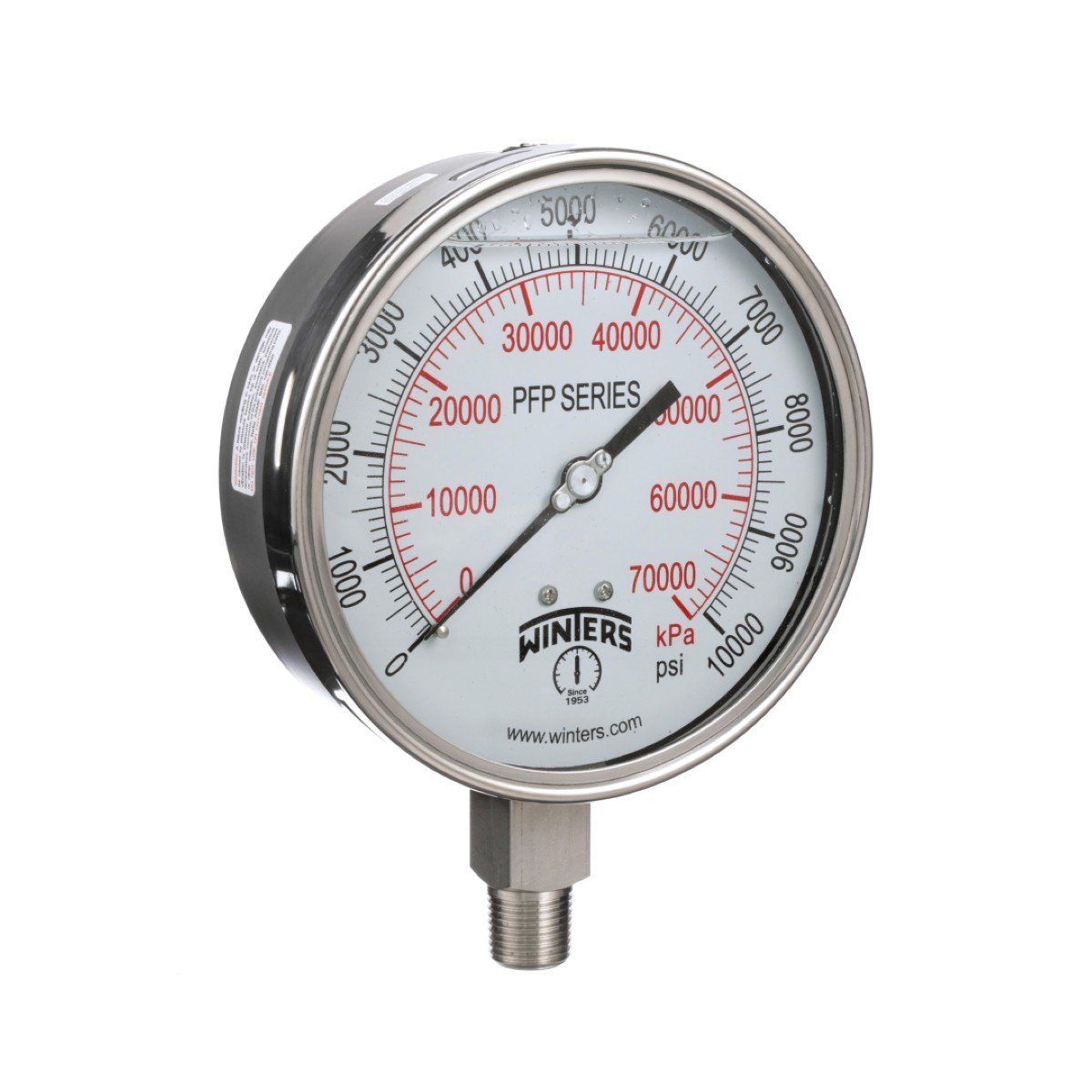 PFP Gauge | 6in Dial | Bottom Mount
