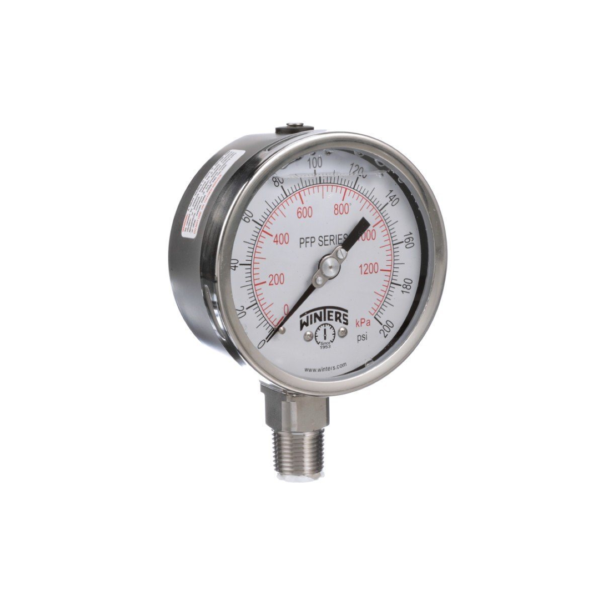PFP Gauge | 4in Dial | Bottom Mount