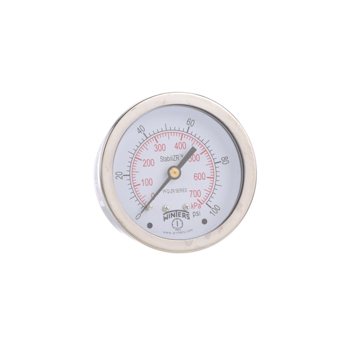 PFP-ZR Gauge | 2.5in Dial | Back Mount