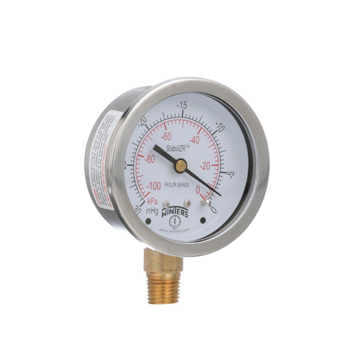 PFQ-ZR Gauge | 2.5in Dial | Bottom Mount 2