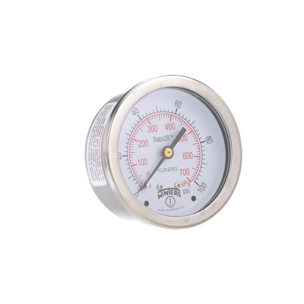 PFQ-ZR | 2.5in Dial Gauge | Back Mount